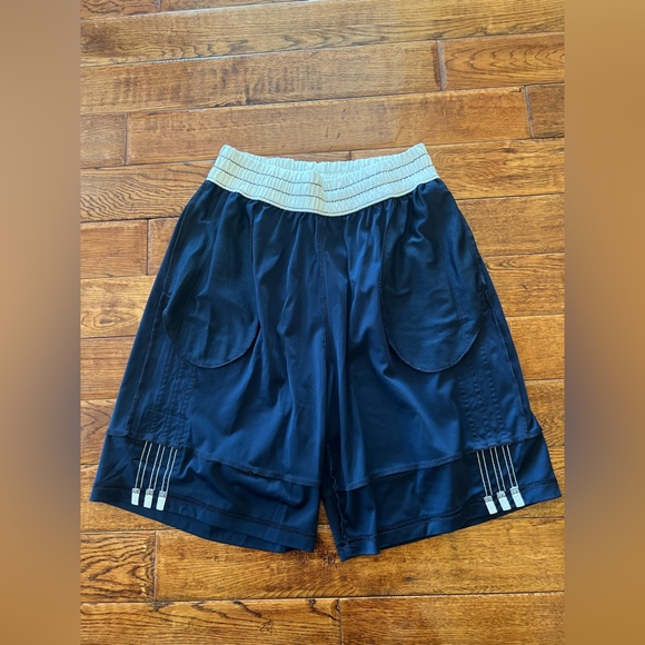 Adidas Shorts Men’s Basketball Club Navy White Size L - Picture 4 of 14